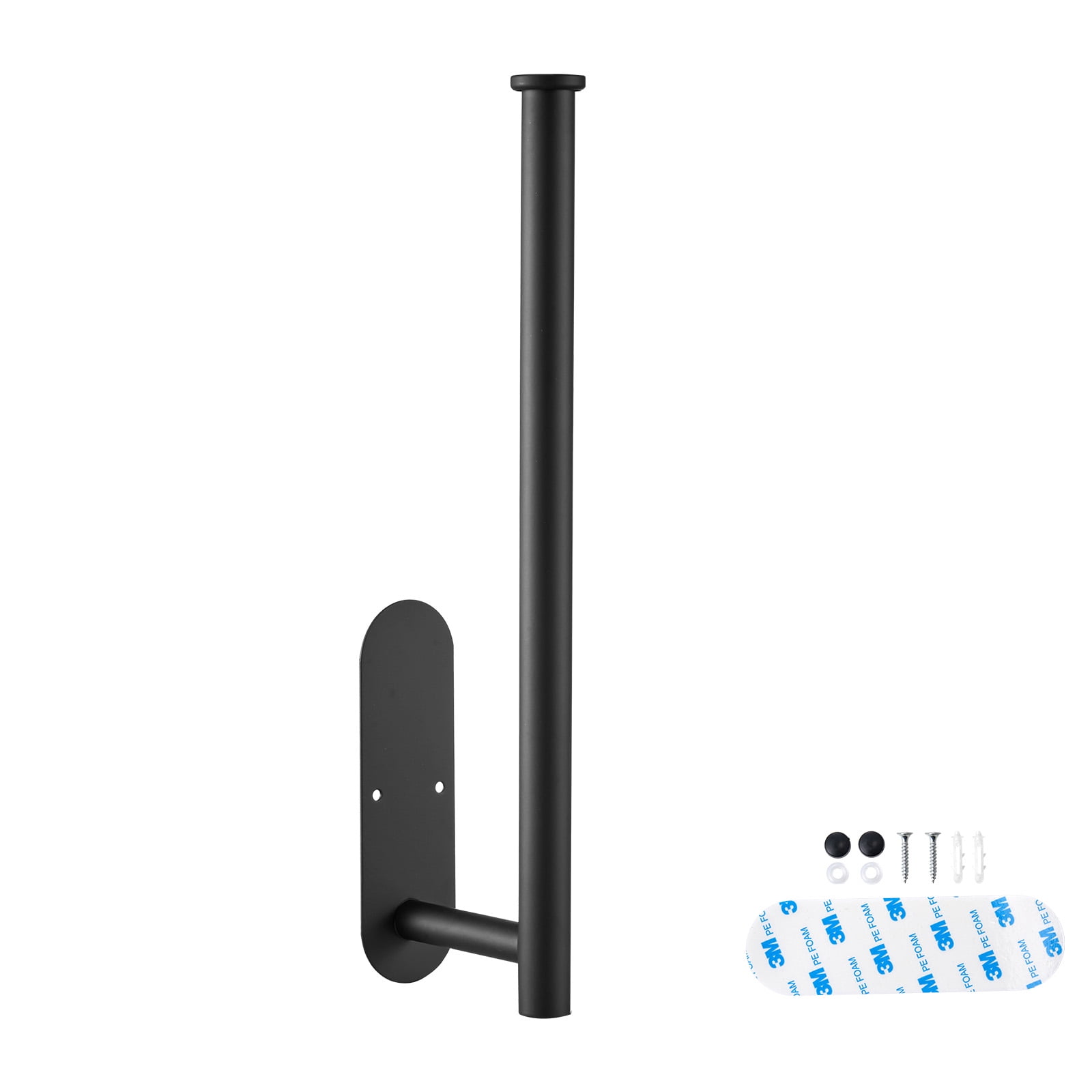 KFFKFF Under-Cabinet Paper Towel Holder Superior Stainless Steel Construction Wall-Mountable with Self-Adhesive or Drilling Options Ideal for Kitchen Bathroom and Pantry