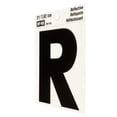thumbnail image 2 of Hy-Ko 3" Reflective Vinyl Letter "R", Self-Adhesive Sticker, Weather-Resistant, 2 of 8