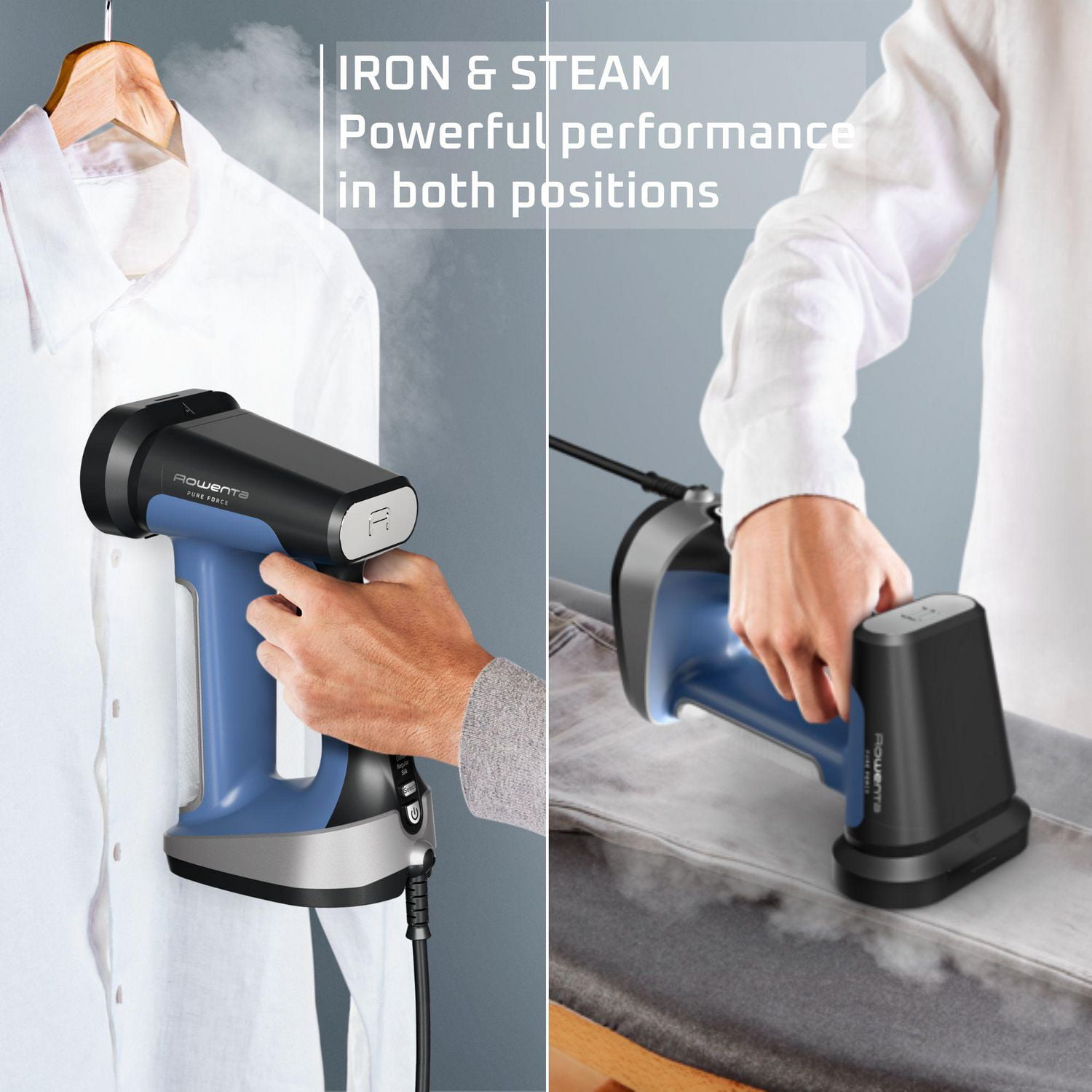 Tefal Pure Force 2-in-1 Stoomborstel - Verticaal & Horizontaal Stomen
