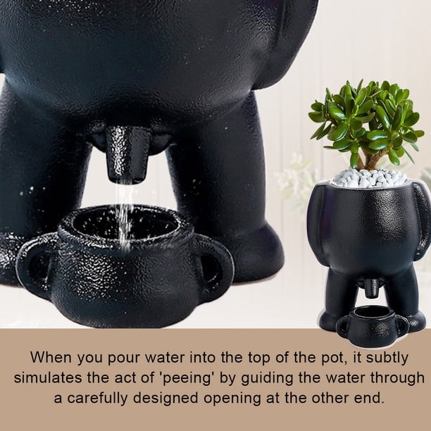 Peggybyg Human Shaped Piss Pot Planter Aesthetic Ceramic Peeing Flower Pot  Creative Funny Succulent Planter for Bedroom Bathroom - Walmart.ca
