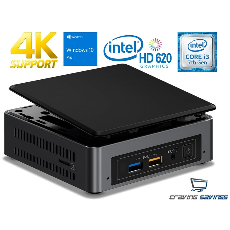 Intel NUC7i3BNK Mini PC, Intel Core i3-7100U 2.4GHz, 16GB