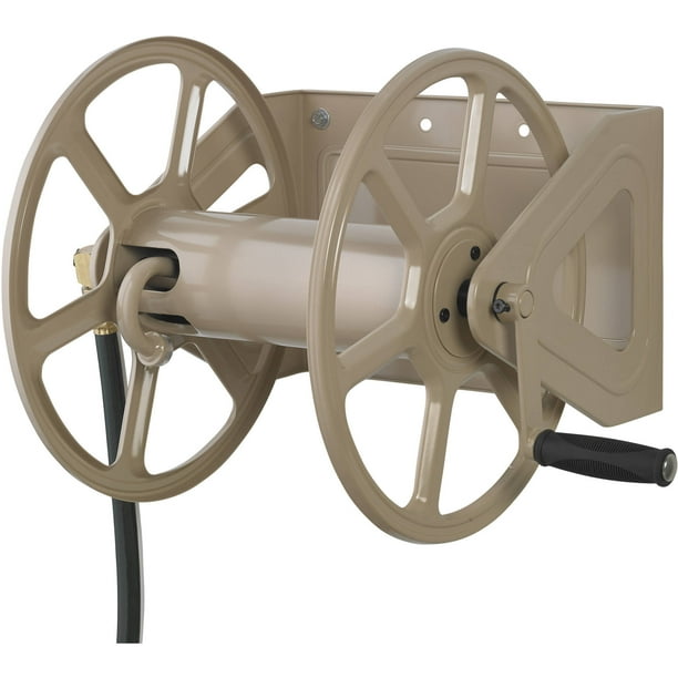 Liberty Garden Dual Wall Floor Mounted Hose Reel Com Liberty Garden Dual Wall Floor Mounted, Wall Mounted Hose Reels Garden Metal
