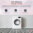 thumbnail image 6 of PowerSellerUSA Vinyl Self Adhesive Floor Tiles, 12x12 inches with 1.2 mm Thick 40-Pieces Contemporary Design Peel and Stick Floor Tile Stickers, Square Flooring Tiles for Kitchen, Gray Blue Square, 6 of 8