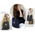 thumbnail image 4 of Corduroy Totes Bag, FITDON Shoulder Handbags Big Capacity Shopping Bag for Women Girls, 4 of 15