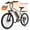 Silver, variant on VARUN 24" Electric Bike for Adults, 350W Motor, 20MPH, 36V Removable Battery, Up to 50 Miles Range, 7-Speed, Front Suspension & Dual Disc Brakes, All-Terrain Tires, UL Certified