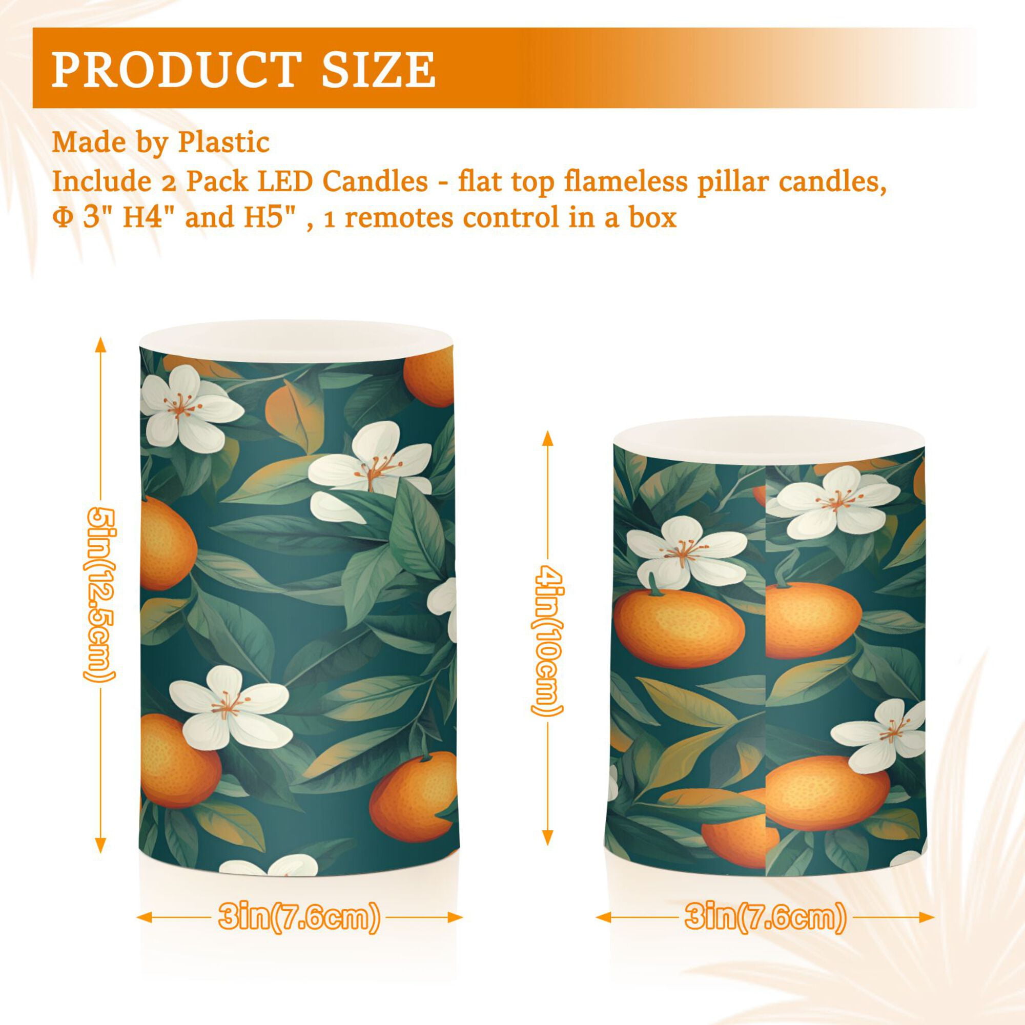 Yayeee Flameless Candles with Remote Flickering Battery Operated Multi Color Changing, Cute Chubby Cat
