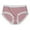 Red, variant on Women's Lace Abdomen Mid-rise Waist And Hip Lift Comfortable Body Breathable Underwear Briefs Yellow L