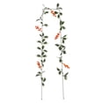 thumbnail image 1 of Guirnalda navideña de bayas rojas con piñas, guirnalda de bayas artificiales, decoraciones navideñas para interiores y exteriores, chimenea, vacaciones de invierno, decoración del hogar, 1 of 5