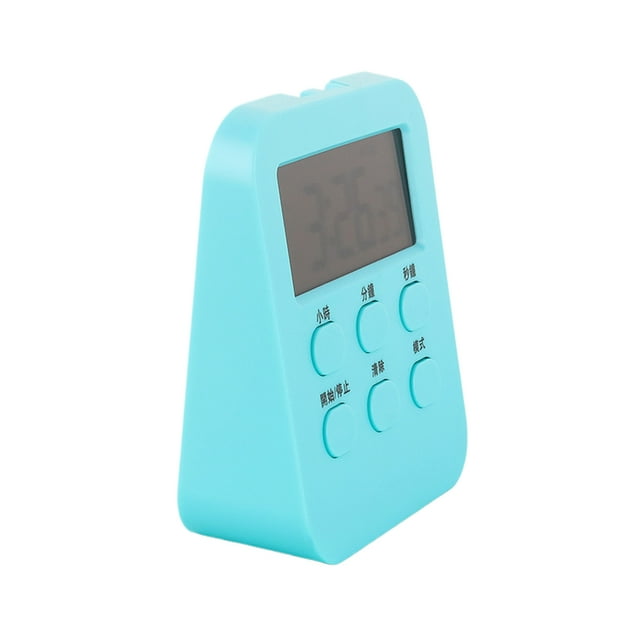 ZheElen Magnetic Digital Cooking Timer For Easy In Kitchen Can Be Adsorbed On Iron Products For Easy Viewing Base Style - Blue