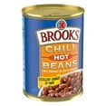 Brooks brand Chili Beans, Canned Red Beans in Chili Sauce, Hot Flavor