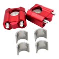 thumbnail image 3 of 2 Pieces Motorcycle Risers Handlebar Clamp Mount Aluminum Alloy Universal Fit for Motorbike Riders, 3 of 9