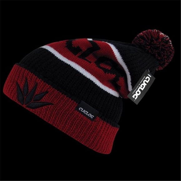 Decky K038-BLKRED Cotopaxi Tuque - Noir et Rouge
