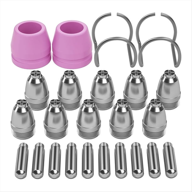 Consumibles para Antorcha de Corte de Plasma -60, Accesorios para Cortadora de Plasma 040 SG-55 -60 WSD-60 para CUT55/CUT55PRO, 24 Piezas