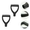 thumbnail image 3 of LEORX 2Pcs Black Plastic Shovel Handles with D Shaped Grip for Snow Shovel and Garden Tools, 3 of 8