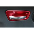thumbnail image 3 of for BMW 3 4 Series GT 2013 - 19 Matt Red Inner Door Handle Rack Cover Trim -, 3 of 4