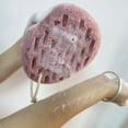 thumbnail image 4 of Wosthever Esponja para frotar la espalda con alta densidad y muchos poros para una comodidad excelente Linda bola de baño Juegos de accesorios de baño gris, 4 of 6