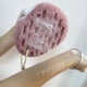 thumbnail image 5 of Billuyoard La linda bola de baño con esponja con muchos poros produce más espuma con menos esponja para frotar la espalda Juegos de accesorios de baño gris, 5 of 6