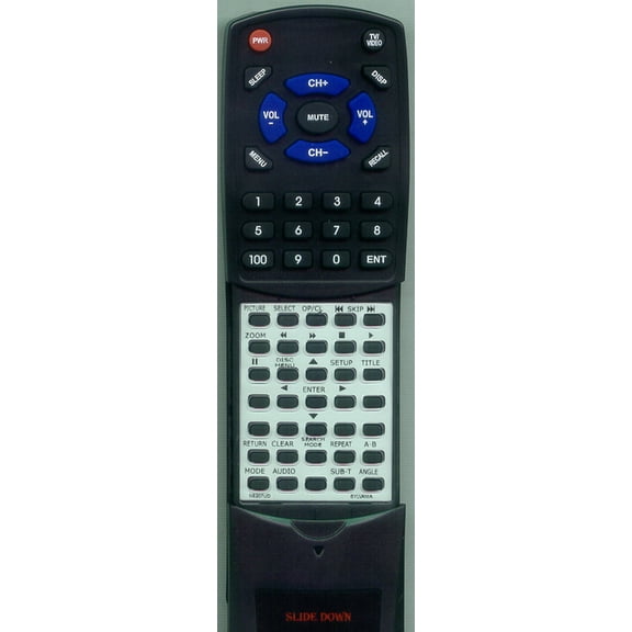 Replacement Remote for DURABRAND NE207UD, NE220UD, RTNE207UD, DCC0903D