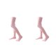 thumbnail image 1 of Qarigey 1 par de calcetines hasta la rodilla para mujer de 32 cm, estilo pijo antideslizante, medias hasta el muslo Rosa 2Conjunto, 1 of 6