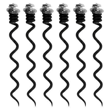 6 Pcs Wine Opener Accessory Corkscrew Replacement Bit Black