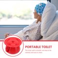 thumbnail image 4 of Minkissy Male Urinal Plastic Red Non-Slip Base Storage Catcher Toilet 1Pack, 4 of 8