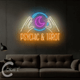 thumbnail image 4 of C-CRAFT Psychic & Tarot Neon Light Led Sign 27 inch for Psychic Tarot Shop Wall Art Decor, 4 of 5