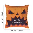 thumbnail image 2 of Halloween Decorative Pillow Covers Set Jack O' Theme for Living Room Sofa Couch Perfect Fall Home Décor", 2 of 4