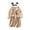 Brown, variant on CHGBMOK Girls Robes Flannel Kids Bathrobe Plush Toddle Robe Hooded Sleepwear with Belt
