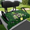 thumbnail image 4 of XYZCANDO St. Patrick's Day Skeleton Golf Cart Seat Covers Comfortable, Universal Golf Seat Covers Fit for Club Car, 4 of 8