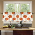 thumbnail image 7 of Ryvnso Basketball Curtains Sets Short Curtain Rod Pocket Half Window Cafe Farmhouse Tier 2 Panels 57"W x 36"L, 7 of 7