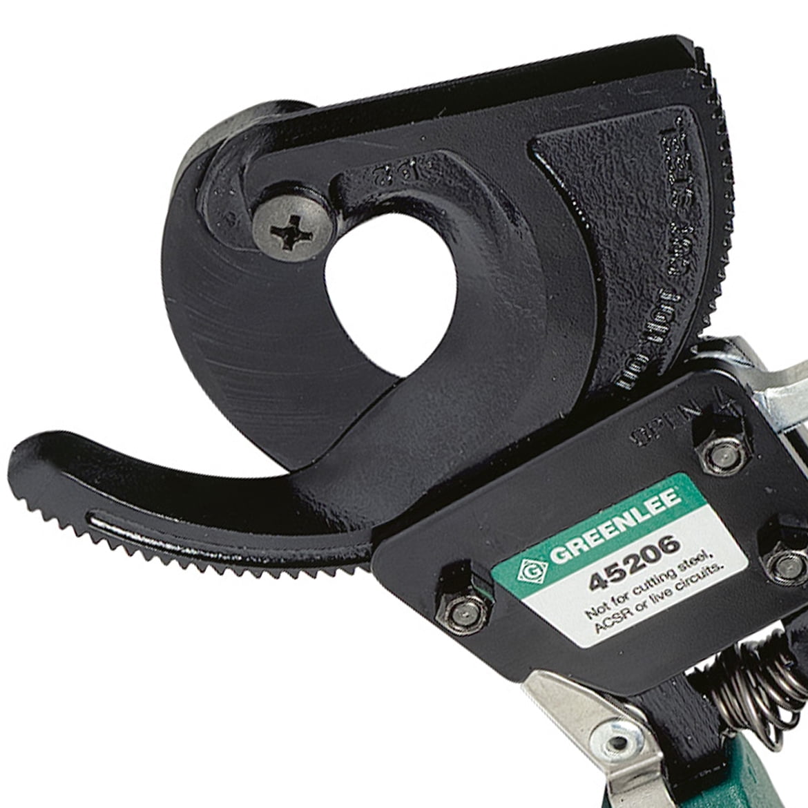 Greenlee 1-7/16In Jaw One-Hand Operation Ratchet Cable Cutter