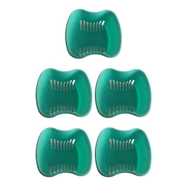 Monstrate caja de baño de dentadura de plástico a prueba de polvo soporte de diente artificial caja de falsos para ancianos suministros para el Type2 NO2 Monstrate CBP272238