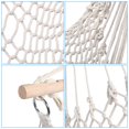 thumbnail image 4 of UBesGoo Cotton Rope Hammock Chair Sling With Tassel Beige, 4 of 8