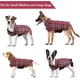 thumbnail image 4 of Chaleco impermeable a prueba de viento Reversible estilo británico a cuadros para perros abrigo de invierno cálido, 4 of 4