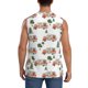 thumbnail image 4 of Balery Camp Van Camisetas sin mangas para hombre, absorbe la humedad y protege contra el mal olor.-Small, 4 of 7