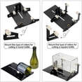 thumbnail image 5 of 19 piezas de cortadores de esculturas de vidrio para botellas de cerveza, vino, cerveza, versión cuadrada y redonda para máquina cortadora de vidrio DIY, almohadilla de soporte de metal para botellas, 5 of 5