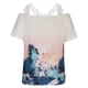 thumbnail image 5 of Tops Para Mujer Elegante Casual Fuera Del Hombro Tops Moda Causal Impresión Blusa Encaje Camiseta de Manga Corta Odeerbi  ODB161340, 5 of 8