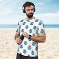 thumbnail image 4 of Wukai Turtle Print Men's Short-Sleeved Mesh T-Shirt,Quick-Dry Short Sleeve Workout T-Shirt-Medium, 4 of 8