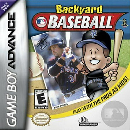 Backyard Baseball - Nintendo Gameboy Advance GBA (Best Nintendo Gameboy Advance Games)