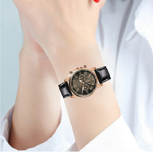 Clearance New Fashion Women Leather Quartz Analog Wrist Watch Online Shopping Today S Deals 08 Walmart