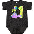 thumbnail image 3 of Inktastic Happy Dinosaur First Birthday-purple Boys or Girls Baby Bodysuit, 3 of 5