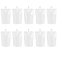 thumbnail image 1 of EeaseMX 50 frascos transparentes para bebidas, bolsa de plástico portátil para bebidas (500 ml), 1 of 7