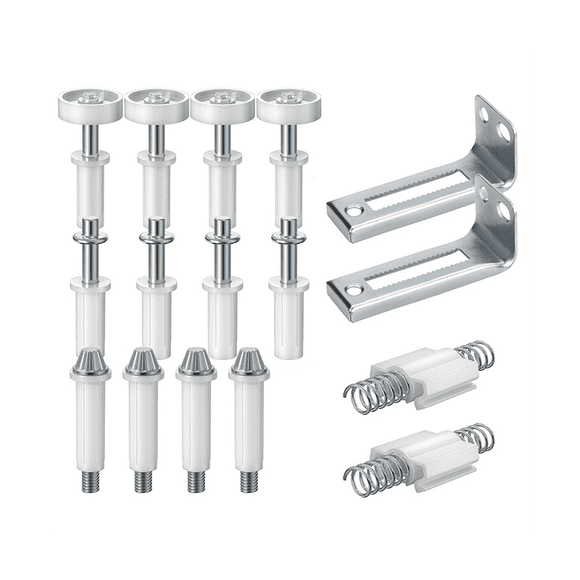 16PCS Bifold Door Hardware, Bi-Fold Closet Door Hardware Repair Tool Kit