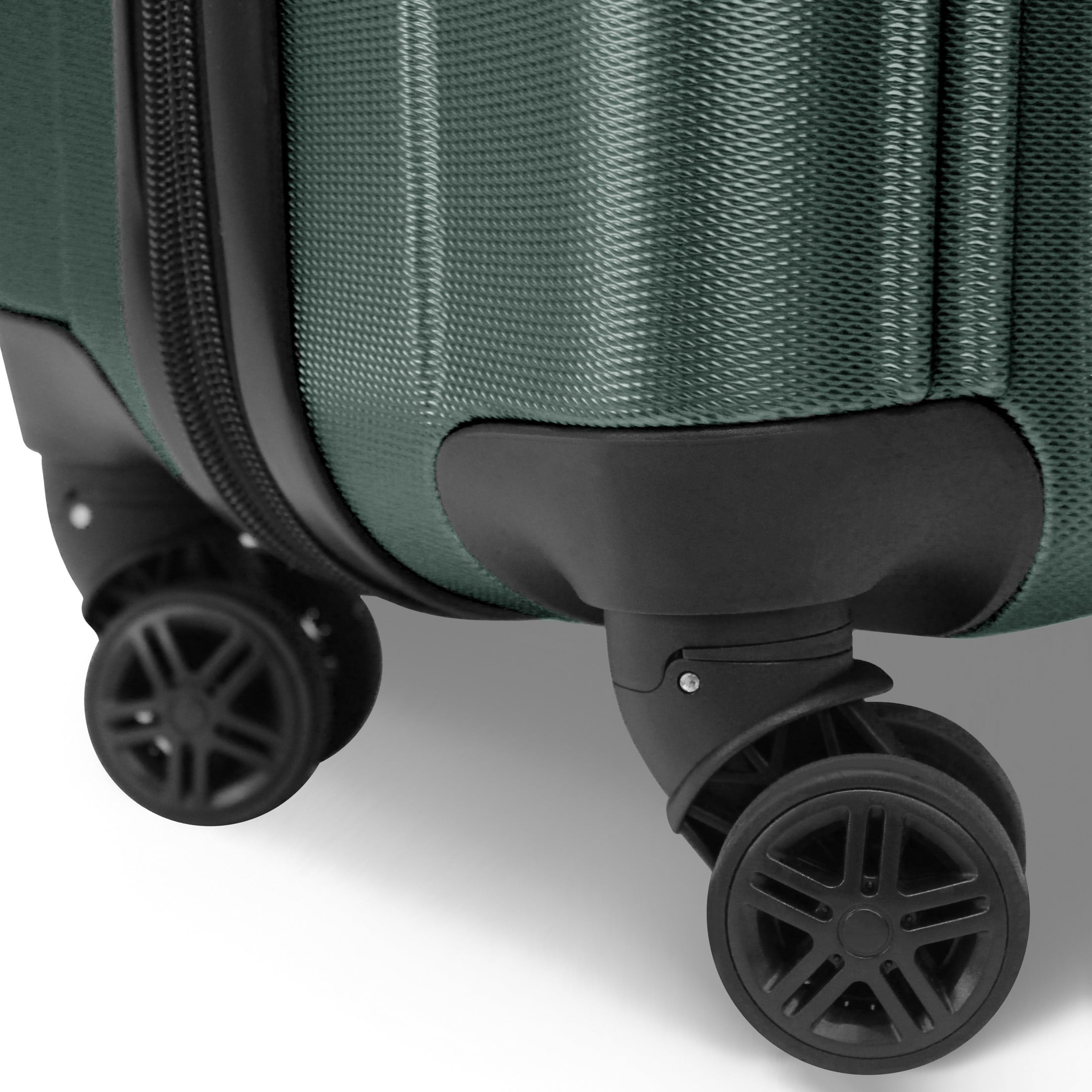 CalBags Kemyer Quest 20-Inch Carry-On Hardside Lightweight Expandable Spinner Suitcase Luggage - British Green