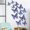 Blue, variant on 12PCS Metal Texture Hollow Wall Sticker