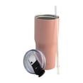 thumbnail image 2 of Termo Nuvó Doble Pared Acero Inoxidable, Color Rosa con Popote, Capacidad 600 ml, 2 of 6