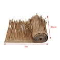 thumbnail image 6 of Artificial Palm Thatch Rolls Multi Use Straw Roof Thatch for Bar Outdoor Hut Apricot Color, 6 of 7