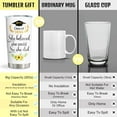 thumbnail image 5 of Graduation Gifts, College/High Graduation Gifts for Her 2024, 2024 Graduation Gift, Graduation 2024, Class Of 2024 Gifts, Graduation Party Decors, Graduation Cups, Graduate Gift 20oz Tumbler, 5 of 6