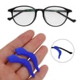 thumbnail image 2 of Unique Bargains 5 Pair Eyeglass Temple Tips Large Ear Hook Pattern Anti-slip Ear Hooks 1.50"x0.59"x0.10" Dark Blue, 2 of 5