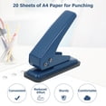 thumbnail image 3 of HEATSHAKING Handheld Single Hole Punch with Rubber Bottom for Paper Cardboard and Craft Use At Home, 3 of 7